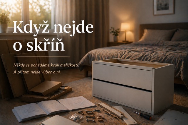 Když nejde o skříň…